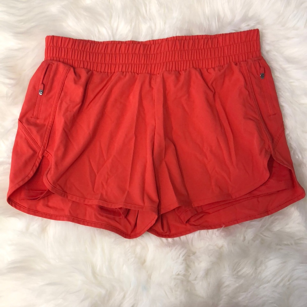 Cute peach colored athletic shorts